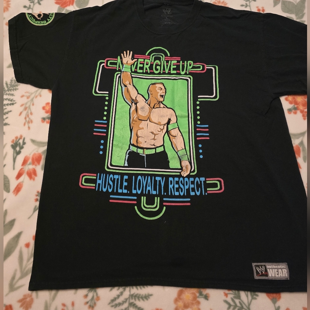 WWE Wrestling JOHN CENA You Can't See Me Black T-Shirt - Picture 1 of 7